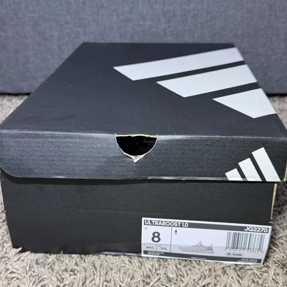 Adidas UltraBoost 1.0 Alumina Running Shoes Mens Size 8/Womens Sz 9 JQ2270 NEW